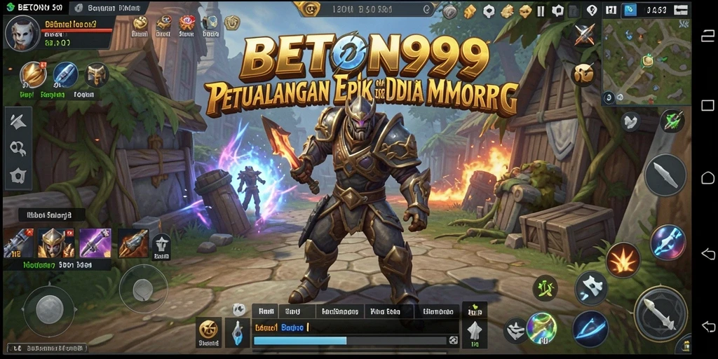 Tampilan gameplay BETON999 yang menakjubkan dan penuh aksi.