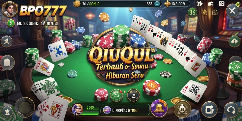 Tampilan gameplay menarik dari BPO777 dalam permainan QiuQiu.