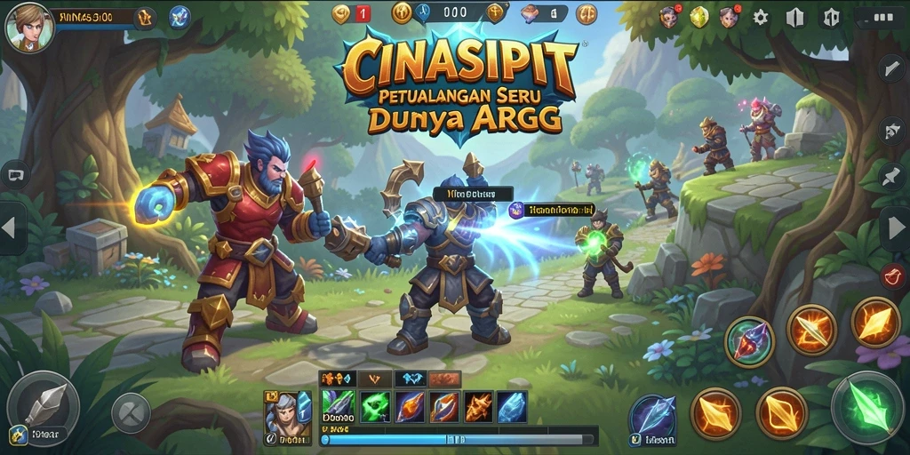 Tampilan gameplay CINASIPIT yang memukau dan penuh aksi.