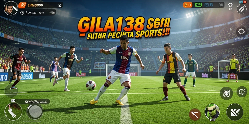 Screenshot GILA138 menampilkan aksi seru dalam gameplay olahraga.