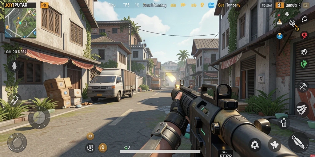 Tampilan screenshot gameplay JOYPUTAR yang mendebarkan dan menantang.