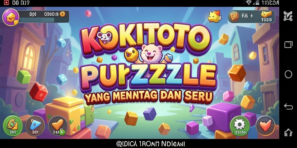 Gameplay seru KOKITOTO dengan berbagai teka-teki menantang.