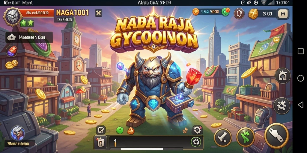 Tampilan gameplay NAGA1001 yang menarik dengan berbagai pilihan bisnis.