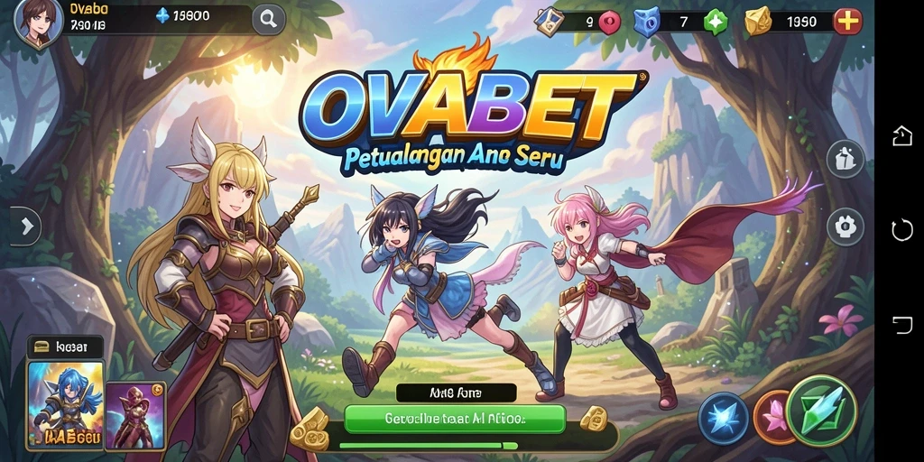 Screenshot OVABET menampilkan karakter anime dalam pertempuran yang mendebarkan.