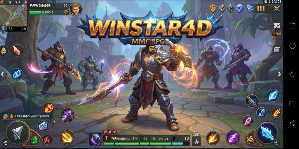 Tampilan gameplay <strong>WINSTAR4D</strong> yang menakjubkan dan interaksi antar pemain.