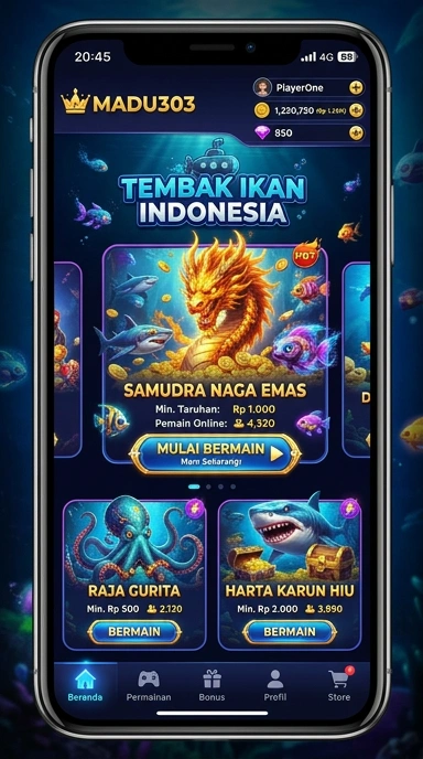 Tangkapan layar aplikasi madu303 yang menunjukkan antarmuka yang ramah pengguna.
